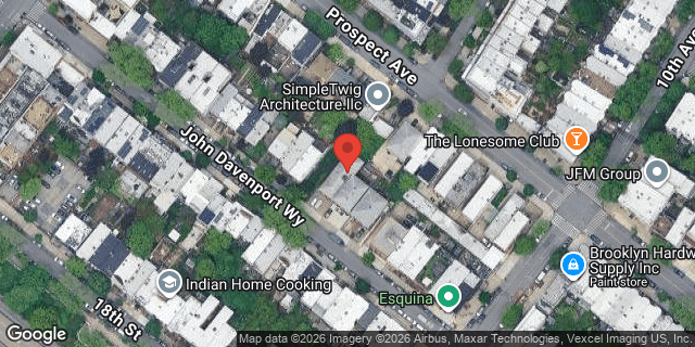 Aerial map of 543 17 STREET, Brooklyn