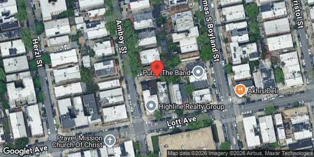Aerial map of 505 AMBOY STREET, Brooklyn