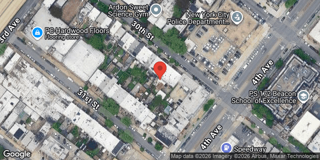 Aerial map of 154 30 STREET, Brooklyn