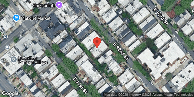 Aerial map of 310 EAST 92 STREET, Brooklyn
