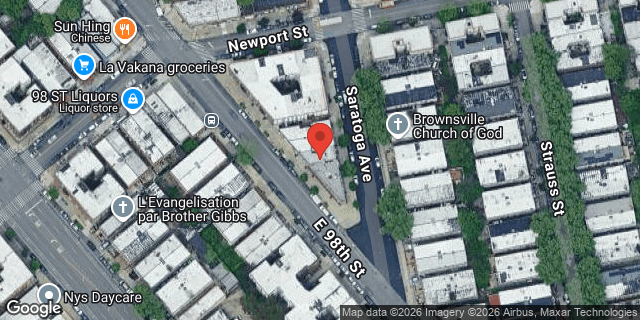 Aerial map of 431 EAST 98 STREET, Brooklyn