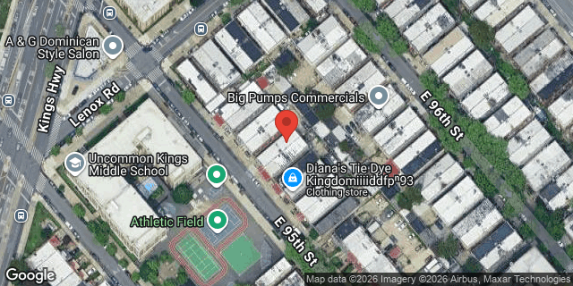 Aerial map of 371 EAST 95 STREET, Brooklyn