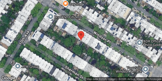 Aerial map of 210 WINDSOR PLACE, Brooklyn