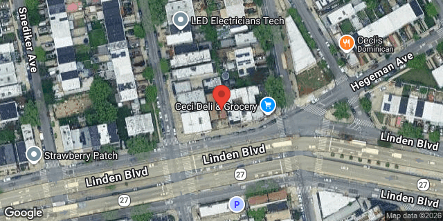 Aerial map of 1779 LINDEN BOULEVARD, Brooklyn