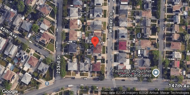 Aerial map of 144-42 WELLER AVENUE, Queens