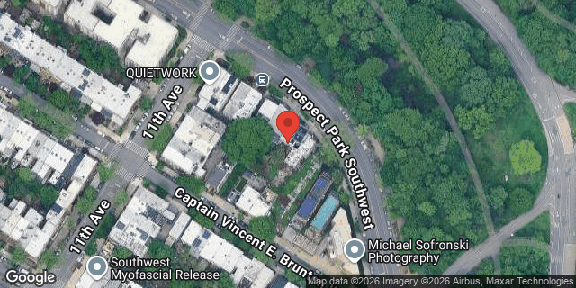 Aerial map of 88 PROSPECT PARK SW, Brooklyn
