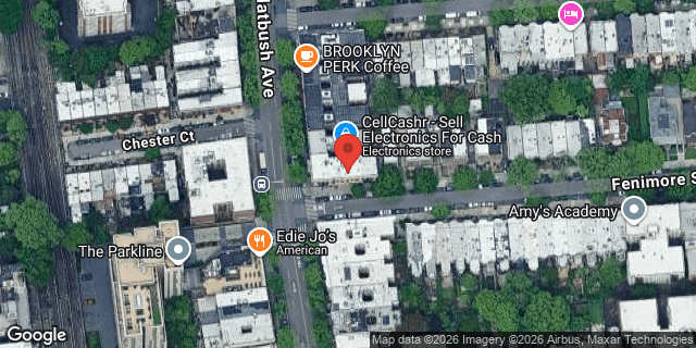 Aerial map of 621 FLATBUSH AVENUE, Brooklyn