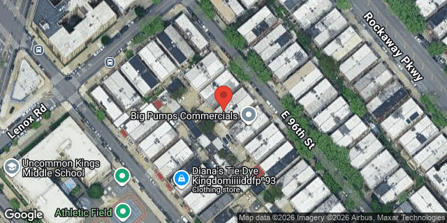 Aerial map of 364 EAST 96 STREET, Brooklyn