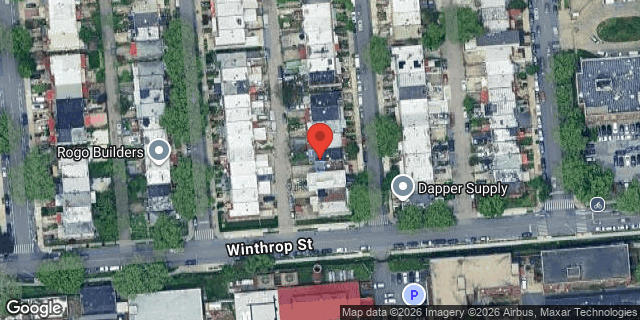Aerial map of 156 EAST 46 STREET, Brooklyn