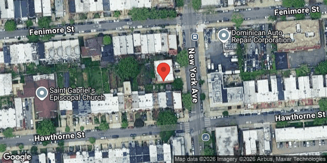 Aerial map of 648 NEW YORK AVENUE, Brooklyn