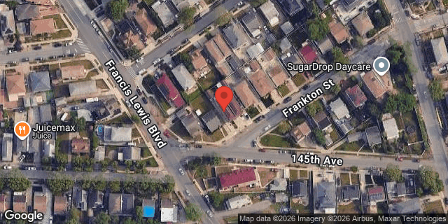 Aerial map of 145-38 FRANKTON STREET, Queens