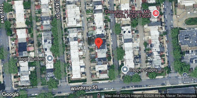 Aerial map of 148 EAST 46 STREET, Brooklyn