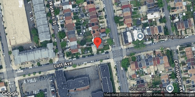 Aerial map of 820 MOTHER GASTON BLVD, Brooklyn