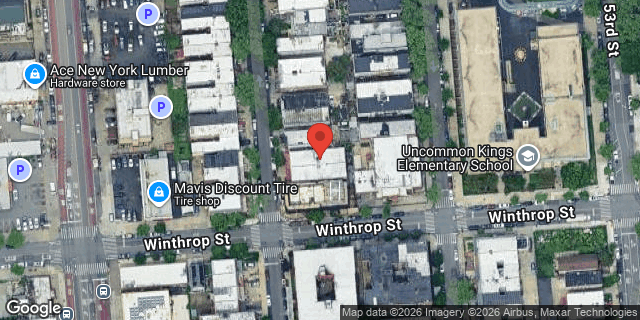 Aerial map of 145 EAST 51 STREET, Brooklyn