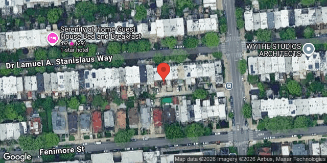 Aerial map of 96 RUTLAND ROAD, Brooklyn