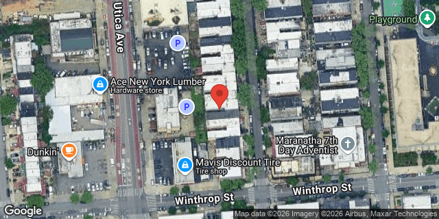 Aerial map of 134 EAST 51 STREET, Brooklyn