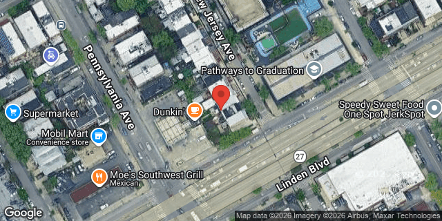 Aerial map of 826 NEW JERSEY AVENUE, Brooklyn