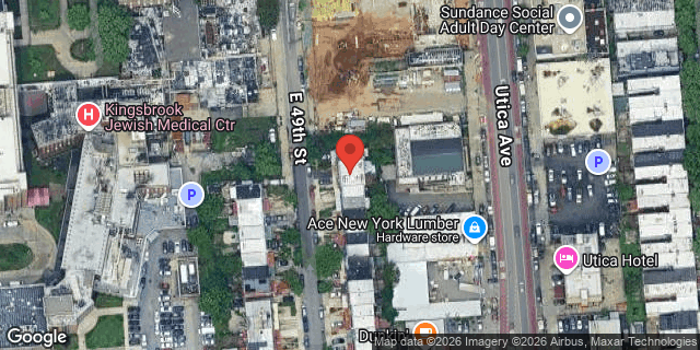 Aerial map of 125 EAST 49 STREET, Brooklyn