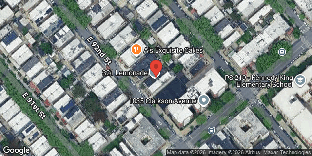 Aerial map of 259 EAST 92 STREET, Brooklyn