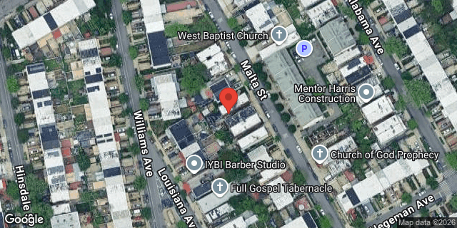 Aerial map of 48 MALTA STREET, Brooklyn