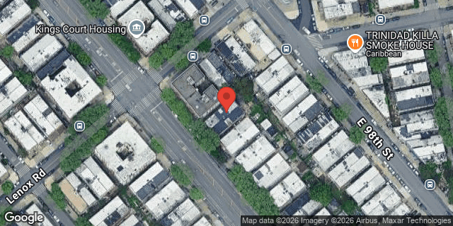 Aerial map of 345 ROCKAWAY PARKWAY, Brooklyn