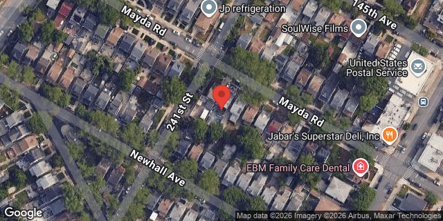 Aerial map of 241-06 MAYDA ROAD, Queens