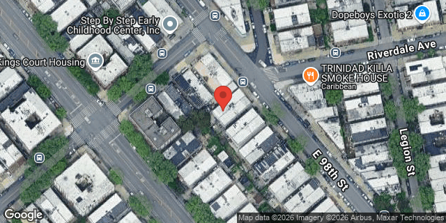 Aerial map of 338 EAST 98 STREET, Brooklyn