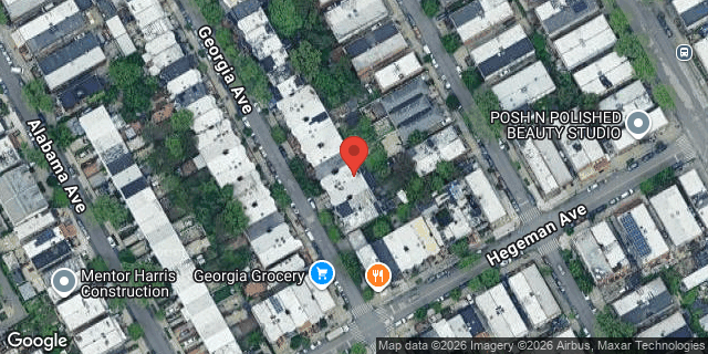 Aerial map of 697 GEORGIA AVENUE, Brooklyn