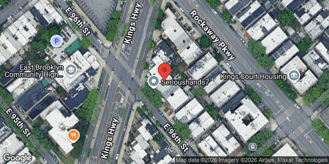 Aerial map of 303 EAST 96 STREET, Brooklyn