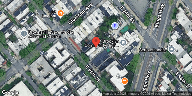 Aerial map of 277 EAST 95 STREET, Brooklyn