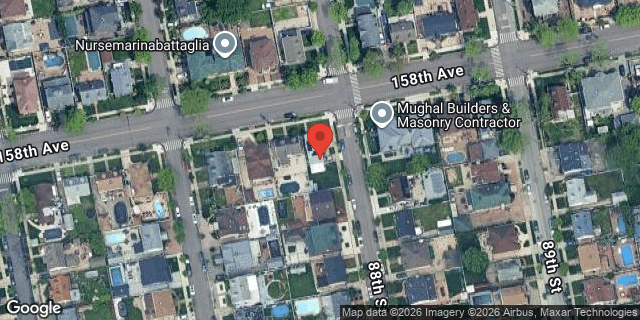Aerial map of 158-06 88 STREET, Queens