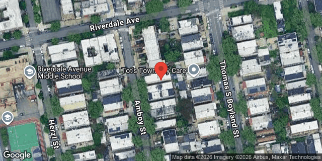 Aerial map of 417 AMBOY STREET, Brooklyn