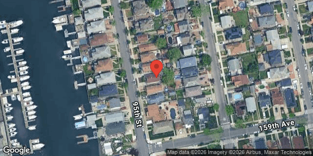 Aerial map of 158-37 95 STREET, Queens