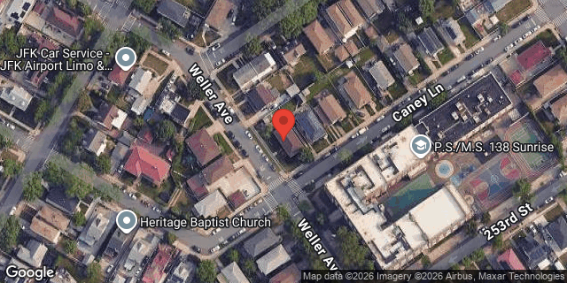 Aerial map of 142-48 WELLER AVENUE, Queens