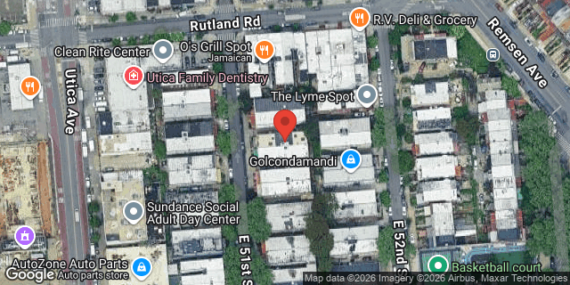 Aerial map of 77 EAST 51 STREET, Brooklyn