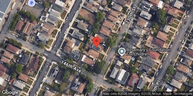 Aerial map of 145-56 230 STREET, Queens