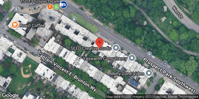Aerial map of 19 PROSPECT PARK SW, Brooklyn