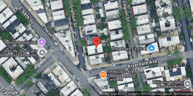 Aerial map of 327 GRAFTON STREET, Brooklyn