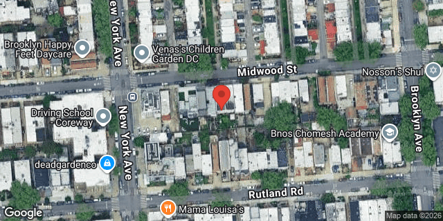 Aerial map of 414 MIDWOOD STREET, Brooklyn