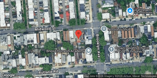 Aerial map of 450 MIDWOOD STREET, Brooklyn