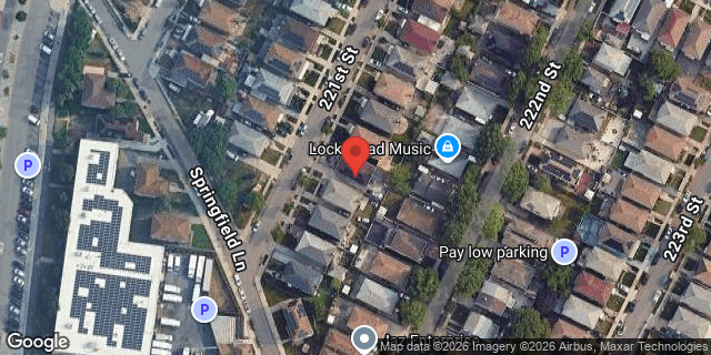 Aerial map of 146-43 221 STREET, Queens