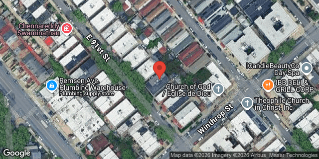 Aerial map of 181 EAST 91 STREET, Brooklyn