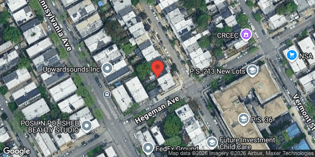 Aerial map of 776 NEW JERSEY AVENUE, Brooklyn