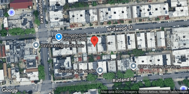 Aerial map of 570 MIDWOOD STREET, Brooklyn