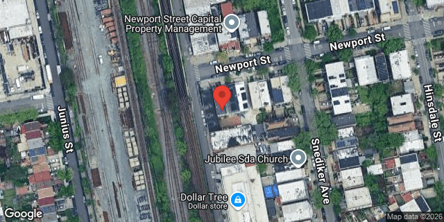 Aerial map of 412 NEWPORT STREET, Brooklyn