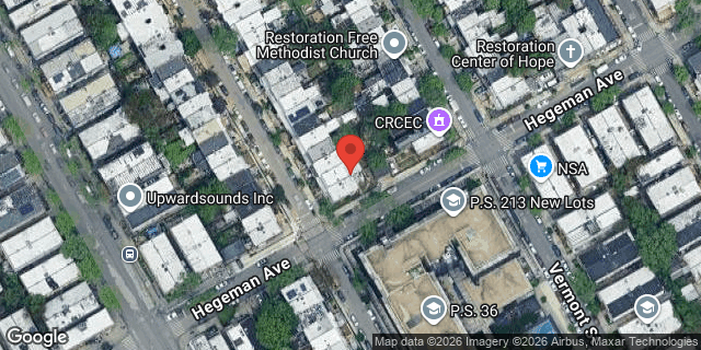 Aerial map of 777 NEW JERSEY AVENUE, Brooklyn
