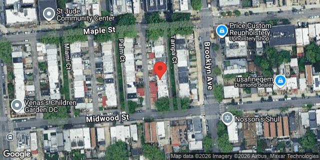 Aerial map of 16 TAMPA COURT, Brooklyn