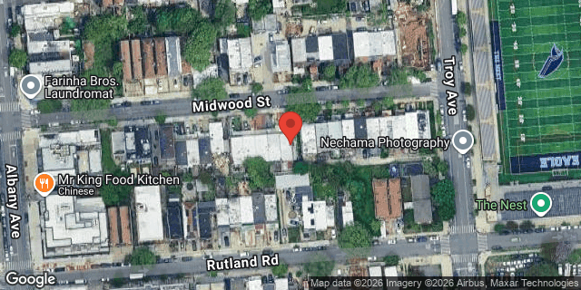 Aerial map of 678 MIDWOOD STREET, Brooklyn