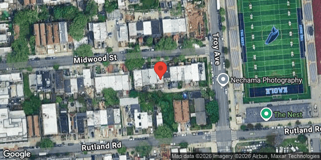Aerial map of 690 MIDWOOD STREET, Brooklyn