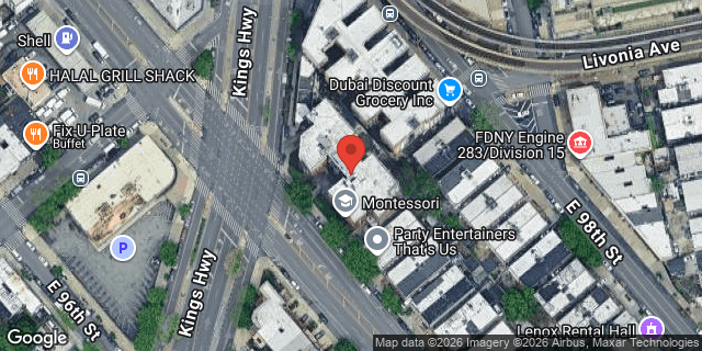 Aerial map of 275 ROCKAWAY PARKWAY, Brooklyn